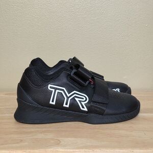 TYR L-1 Lifter Weightlifting Shoes Black White Women's Size 6.5 Men's 5